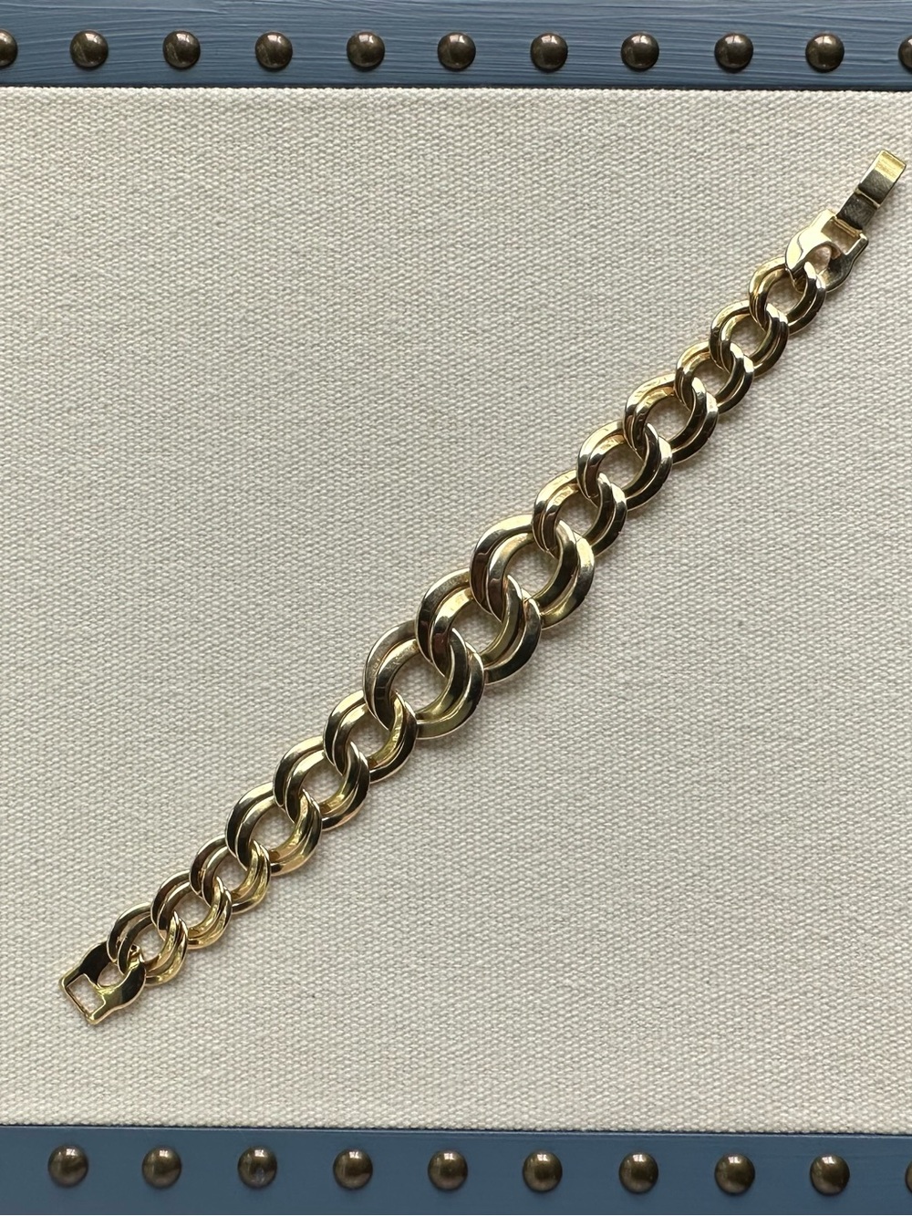 Gold-Tone Chunky Curb Link Bracelet